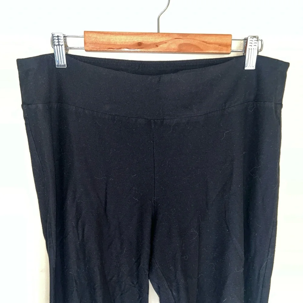 Eileen Fisher Crepe Black Women’s Pants large petite - Picture 3 of 6